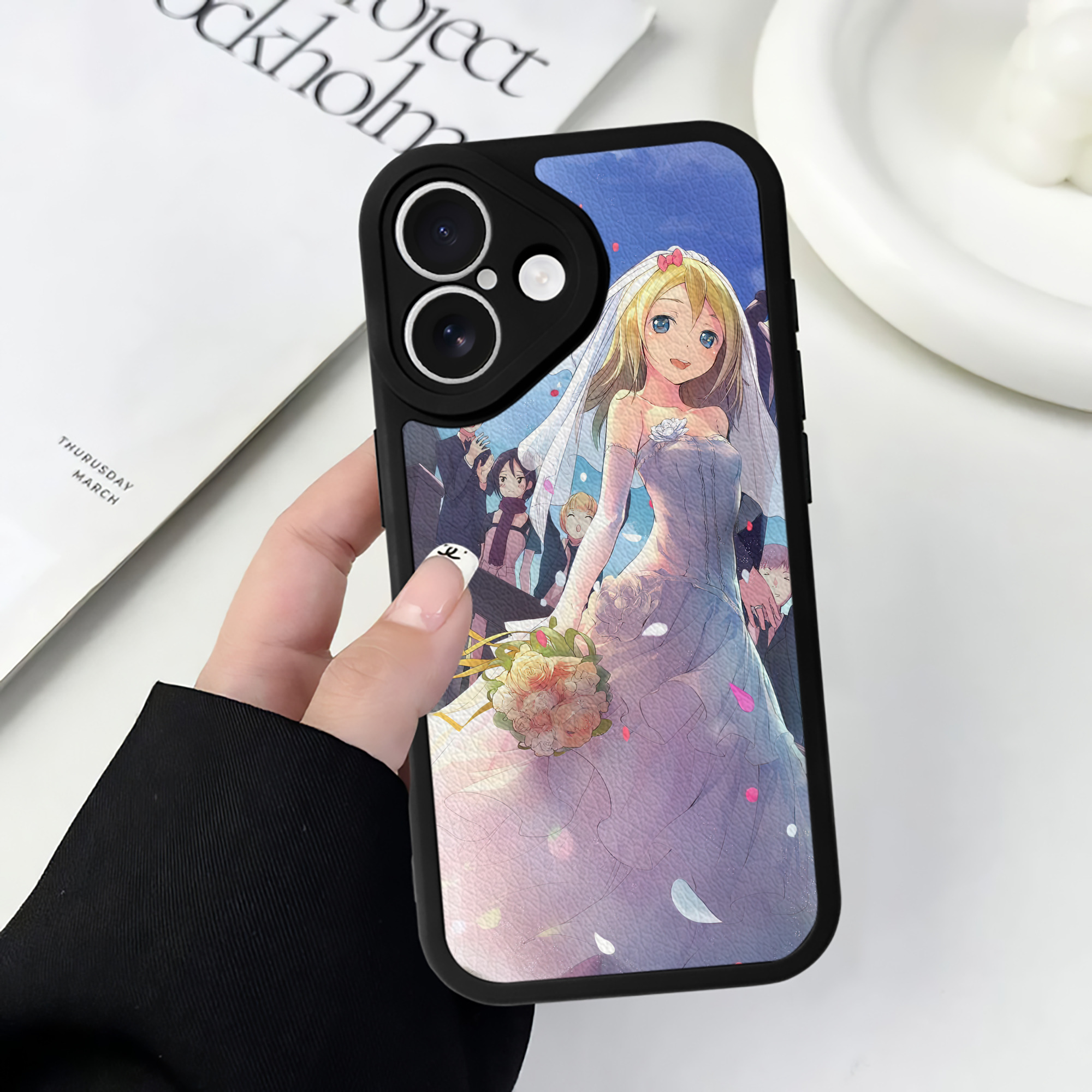（画像用） 進撃の巨人 Attack on Titan 【iPhone 16シリーズ対応】シリコンスマホケース（レザー調） 材質：シリコン